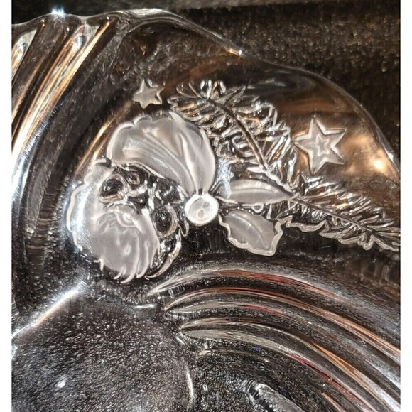 Crystal Swirled Christmas Bowl Candy Dish - Picture 6 of 6
